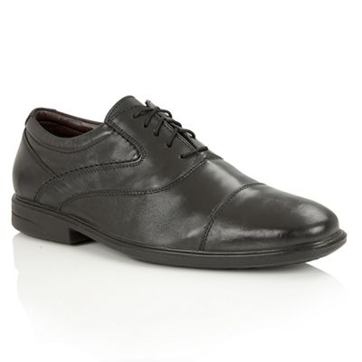 Lotus Since 1759 Black leather 'Adkinson' oxford shoes